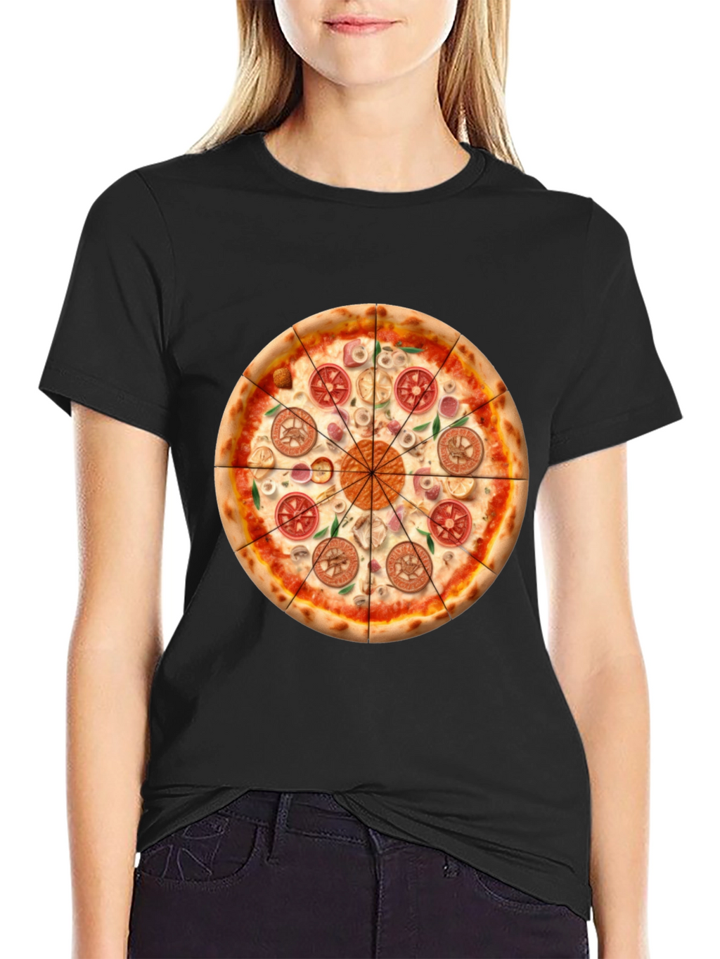 Pizza Graphic T-Shirt - Fun Foodie Tee