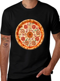 Pizza Graphic T-Shirt - Fun Foodie Tee