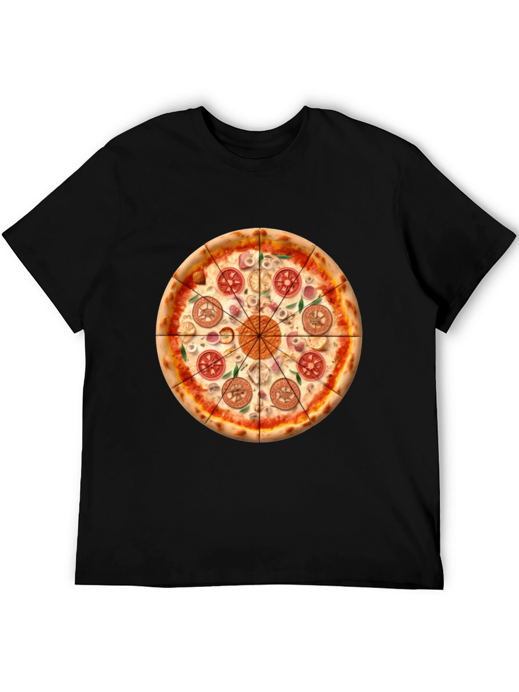 Pizza Graphic T-Shirt - Fun Foodie Tee