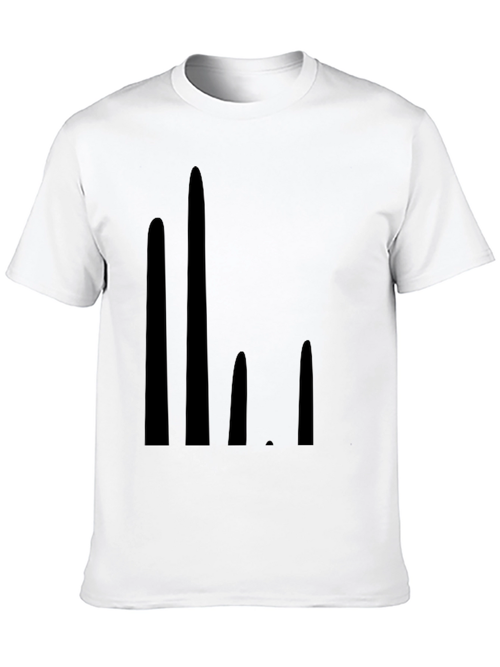 Modern Graphic Black T-Shirt