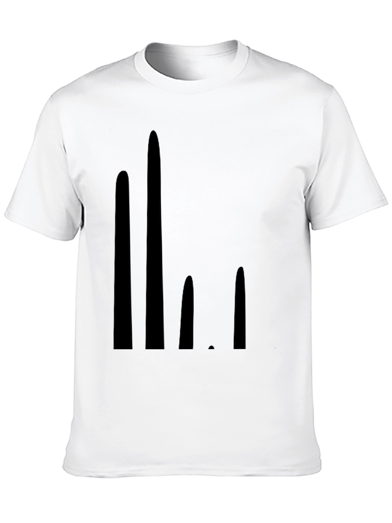 Modern Graphic Black T-Shirt