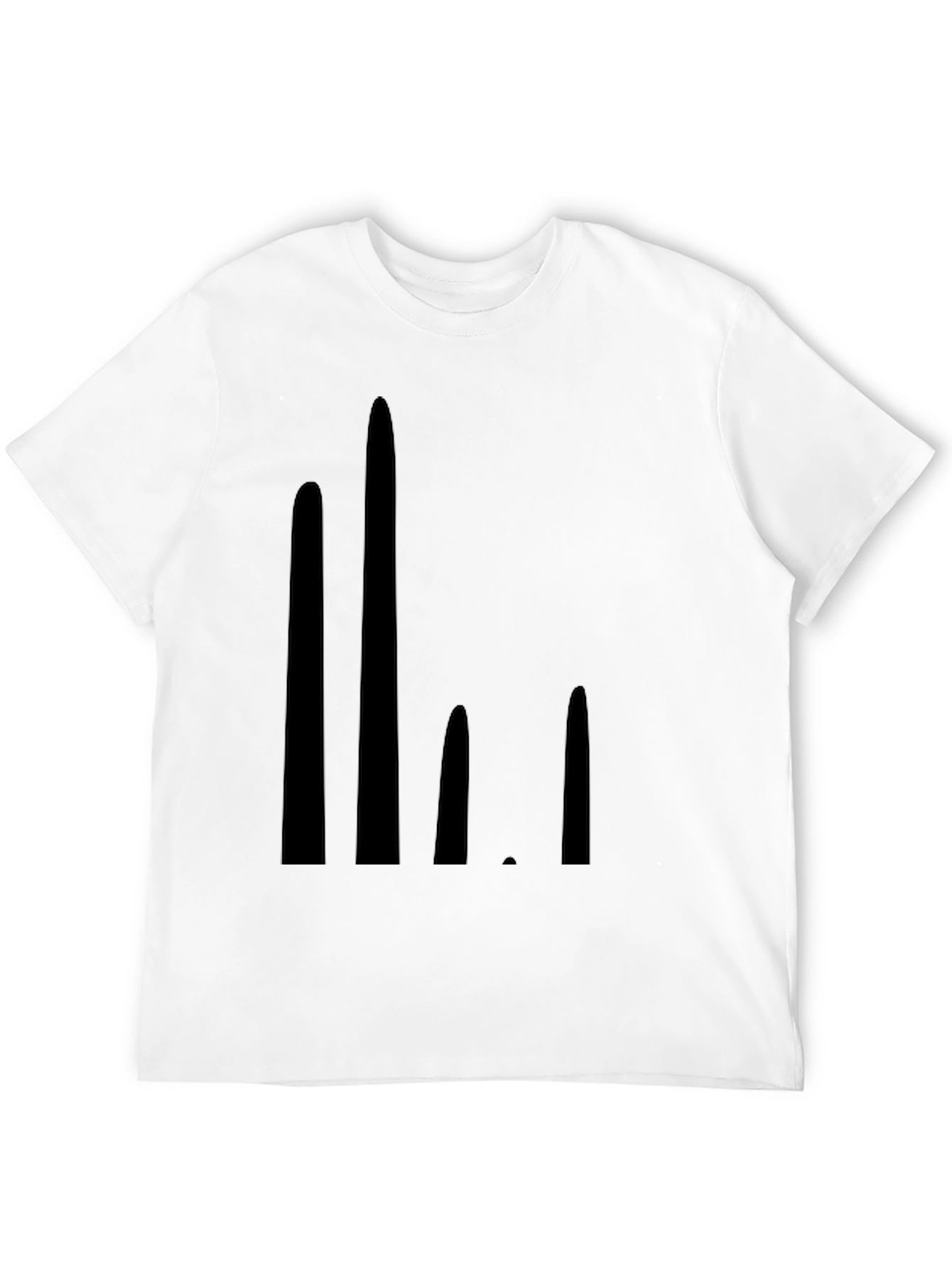 Modern Graphic Black T-Shirt