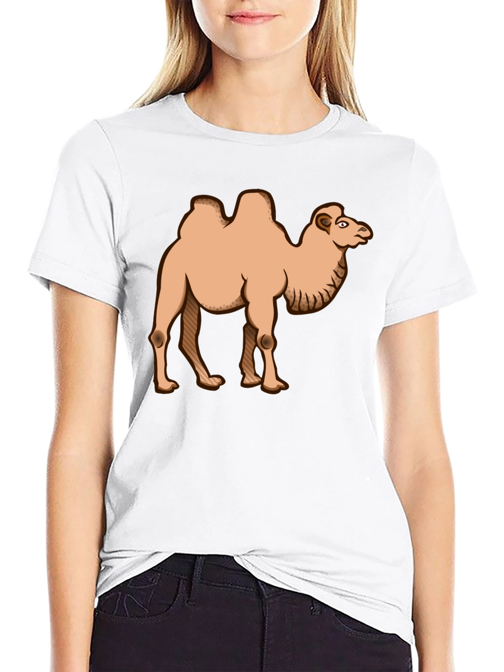 Camel Graphic Tee - Desert Animal T-Shirt