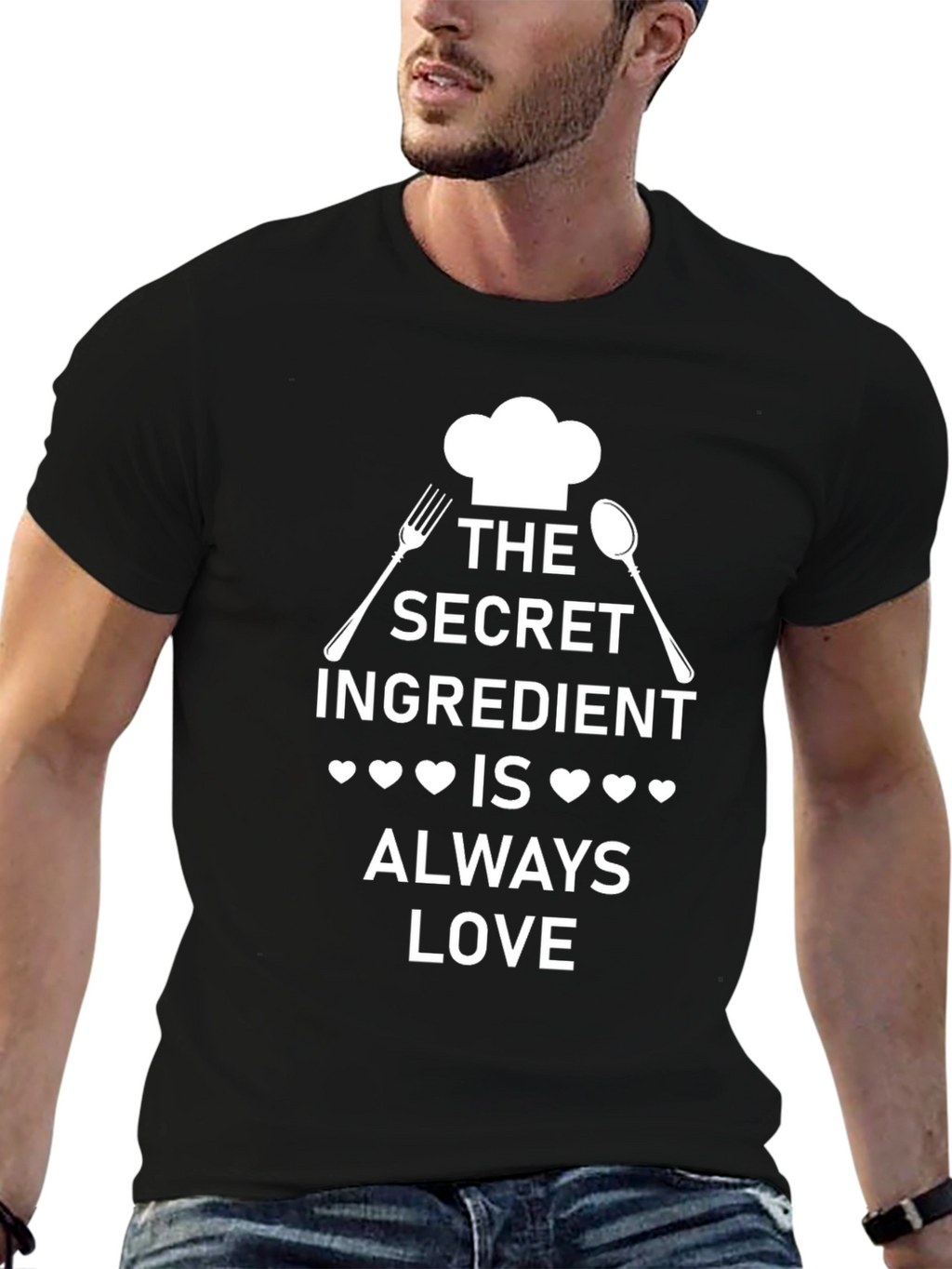 Chefs Secret Ingredient Love Graphic T-Shirt