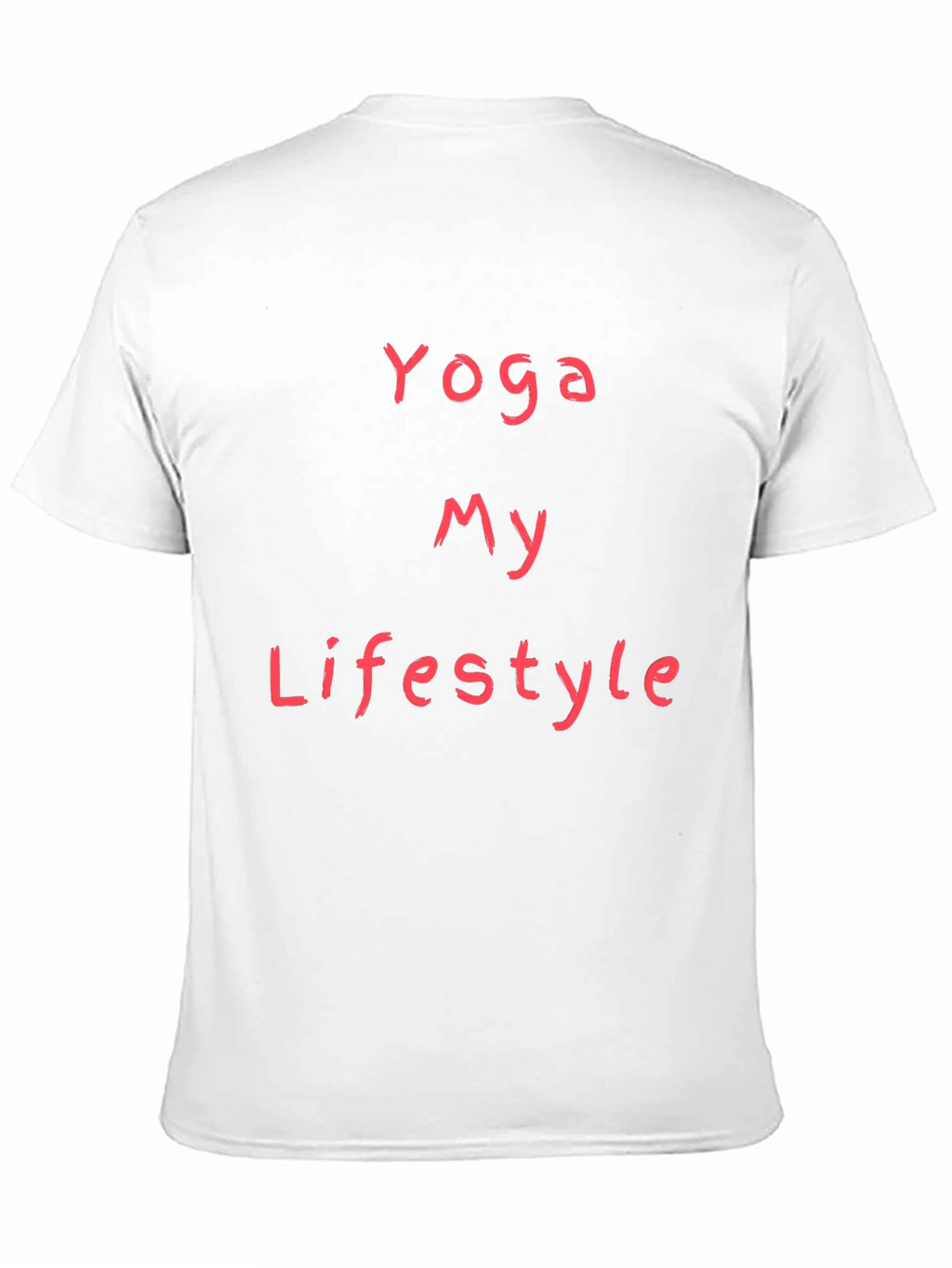 Yoga My Lifestyle T-Shirt - Black Cotton