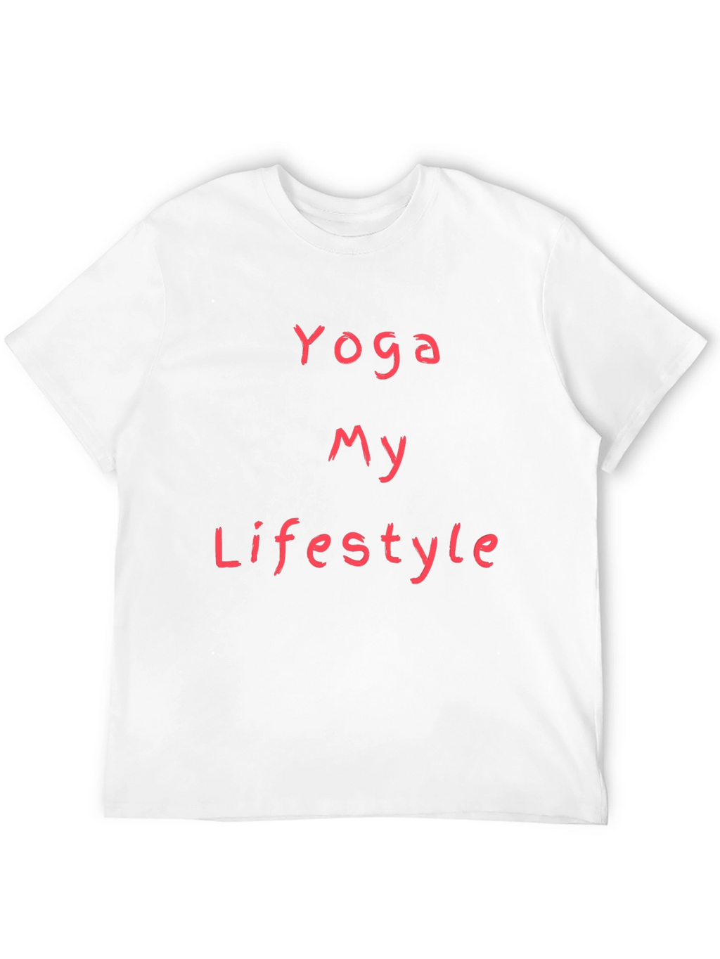 Yoga My Lifestyle T-Shirt - Black Cotton
