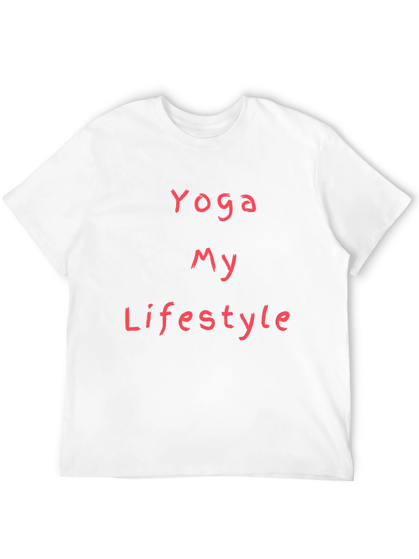Yoga My Lifestyle T-Shirt - Black Cotton
