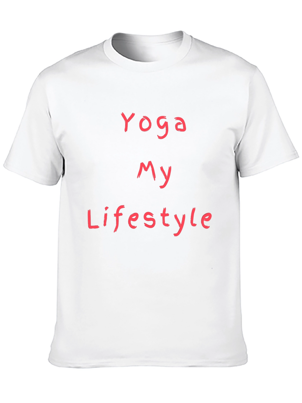 Yoga My Lifestyle T-Shirt - Black Cotton