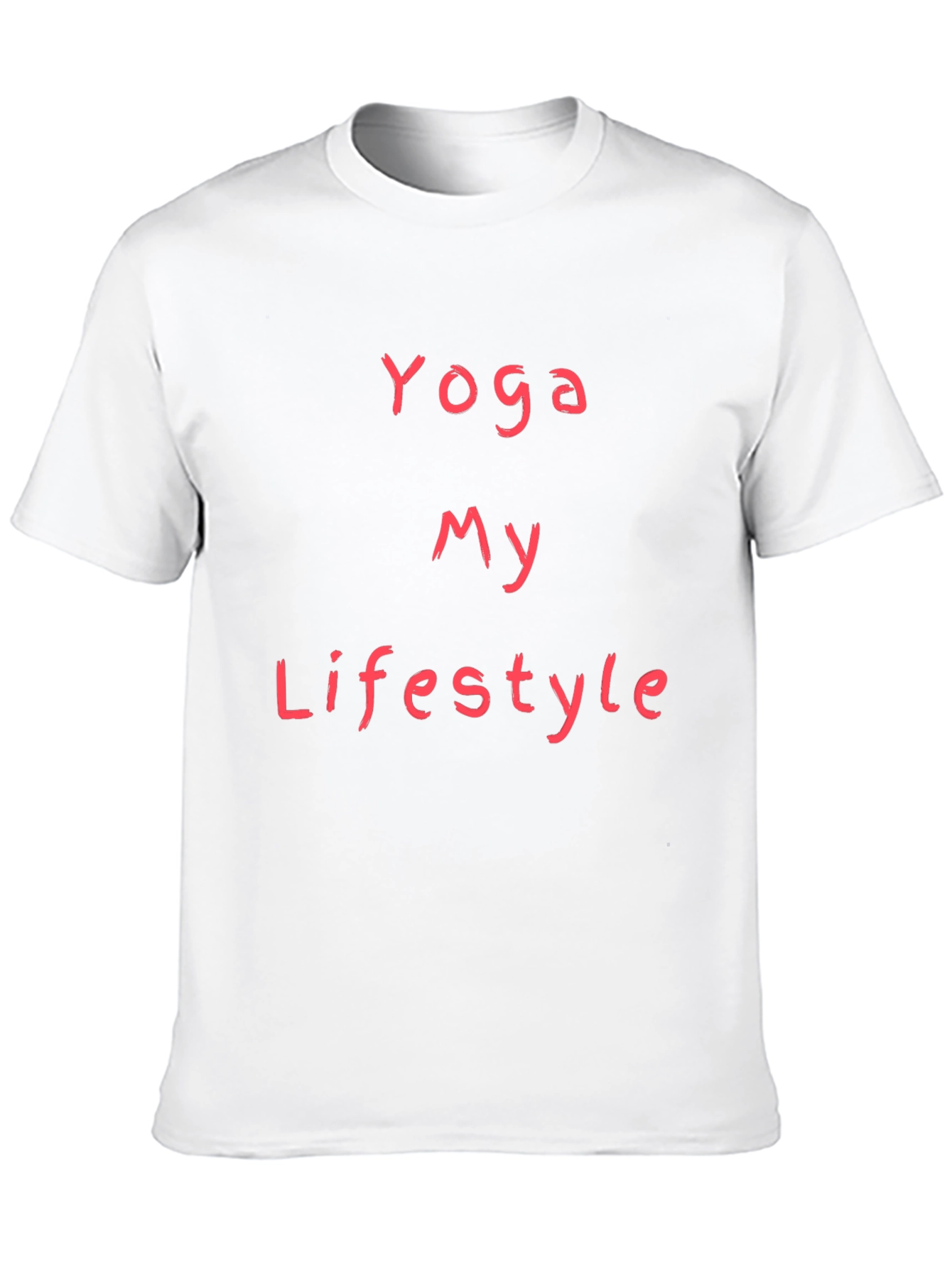 Yoga My Lifestyle T-Shirt - Black Cotton