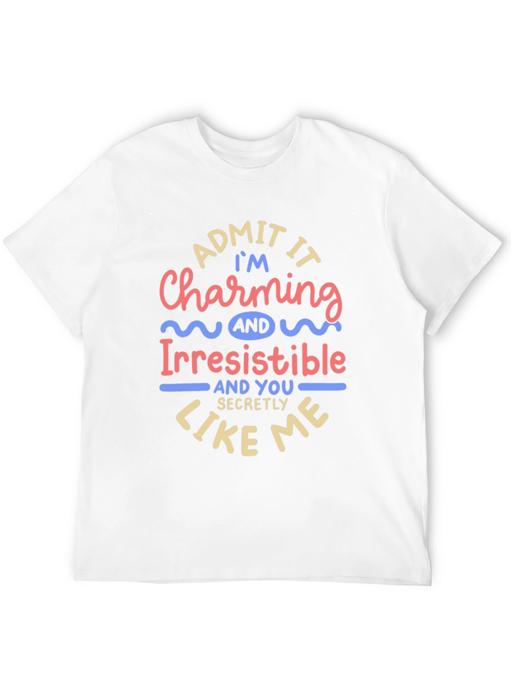 Charming & Irresistible Mens Graphic Tee