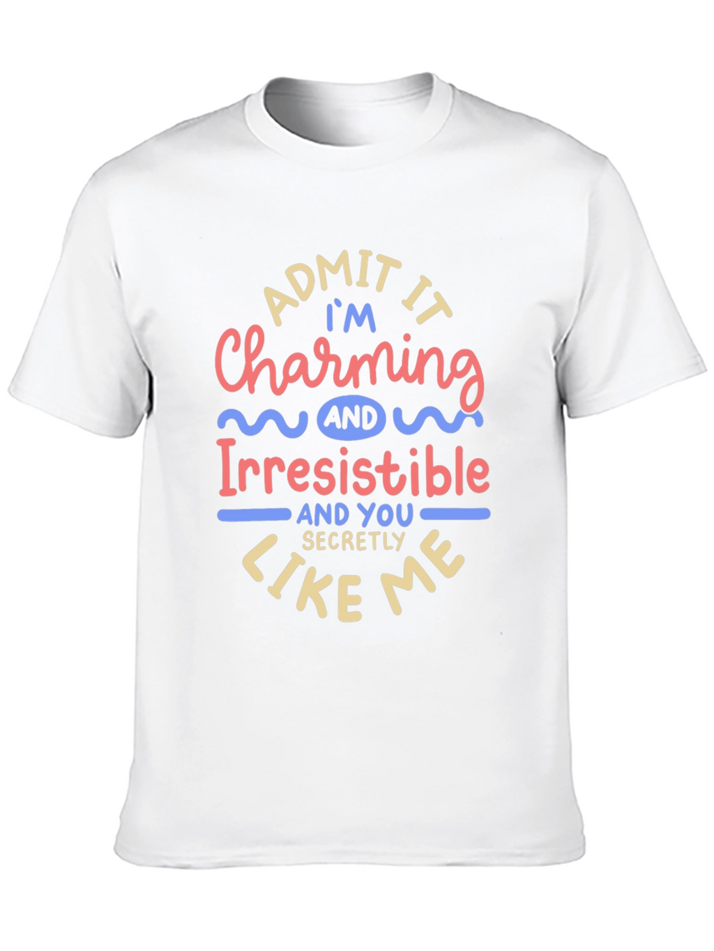 Charming & Irresistible Mens Graphic Tee