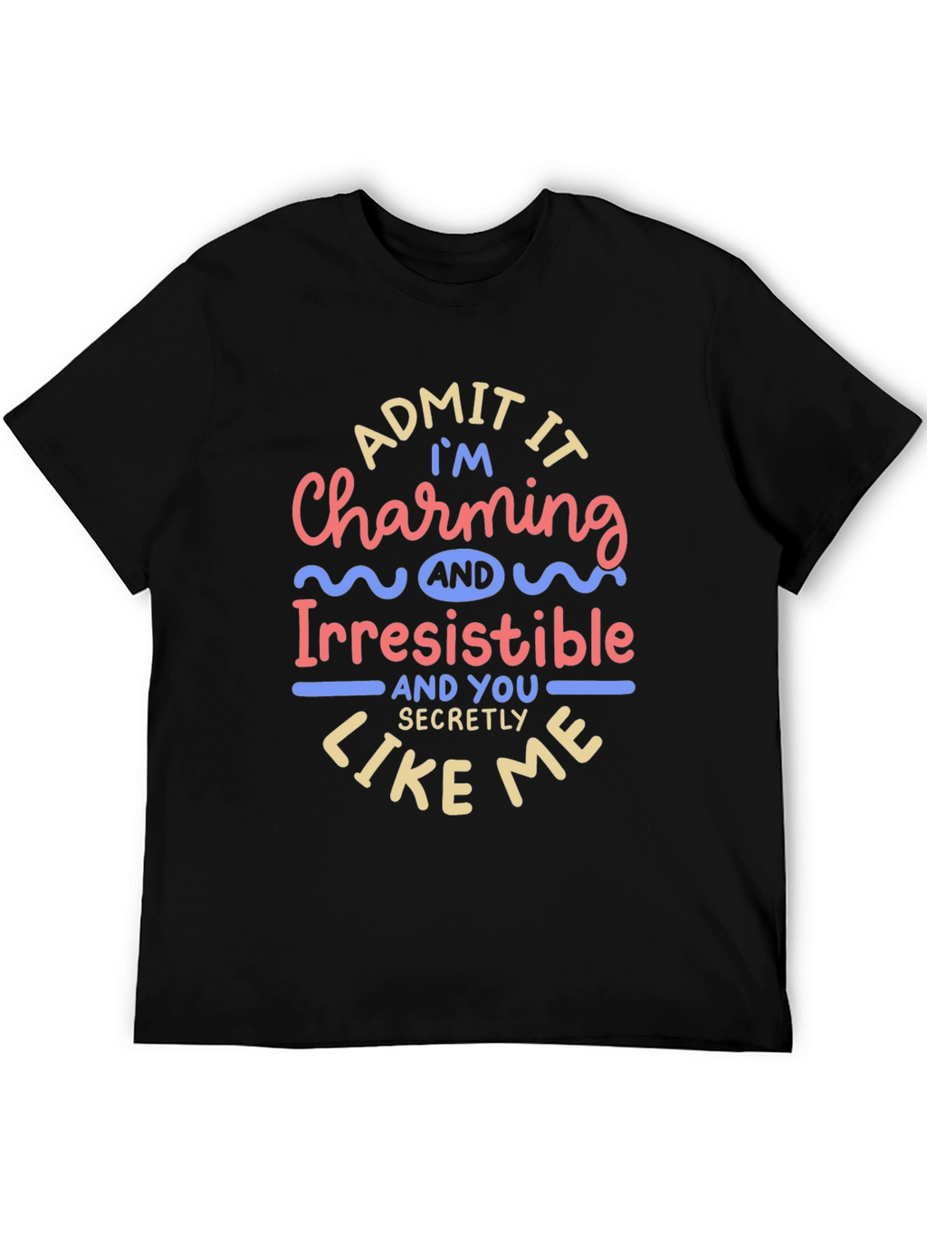 Charming & Irresistible Mens Graphic Tee