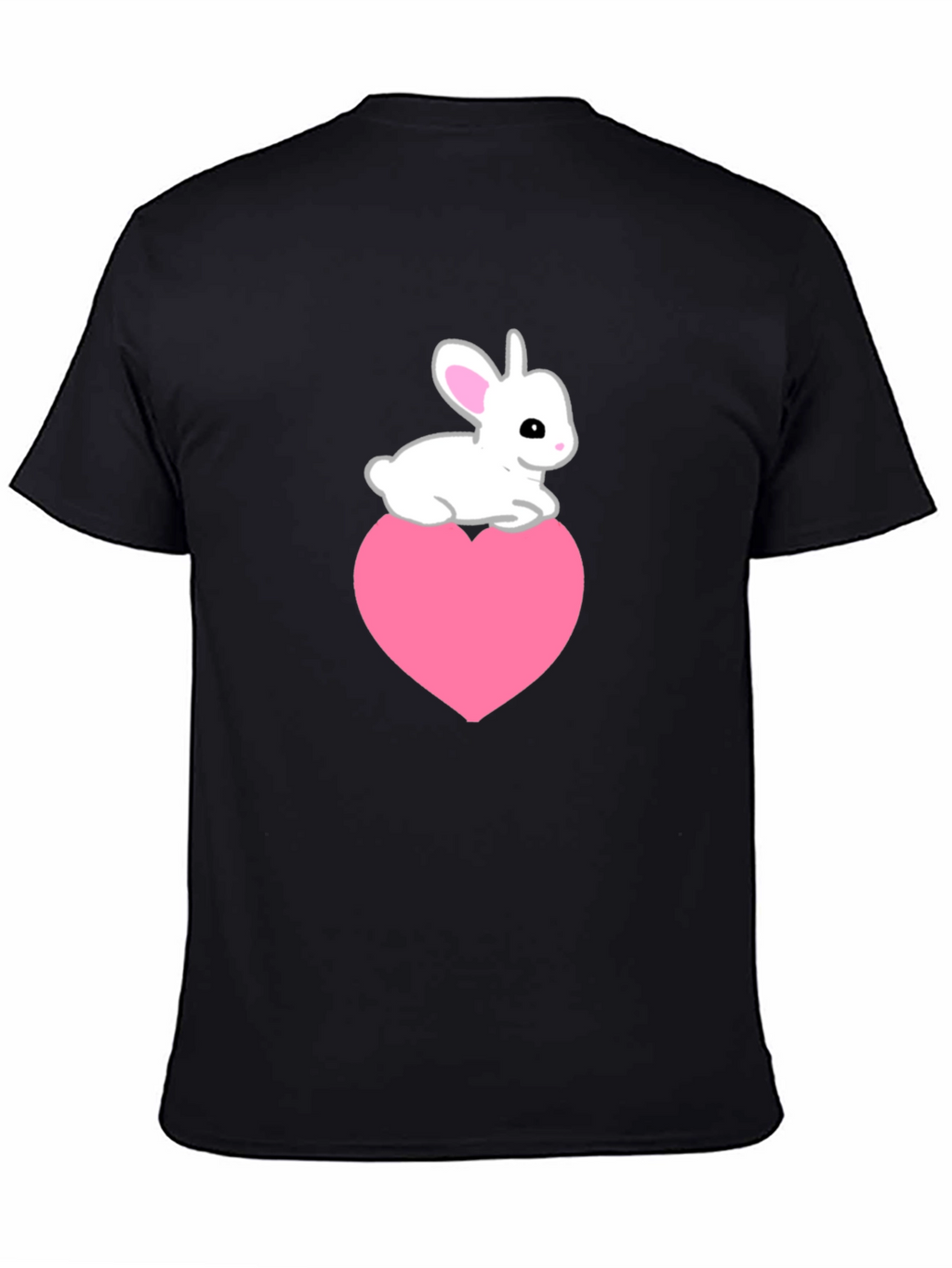 Rabbit Heart Tee - Cute Graphic T-Shirt