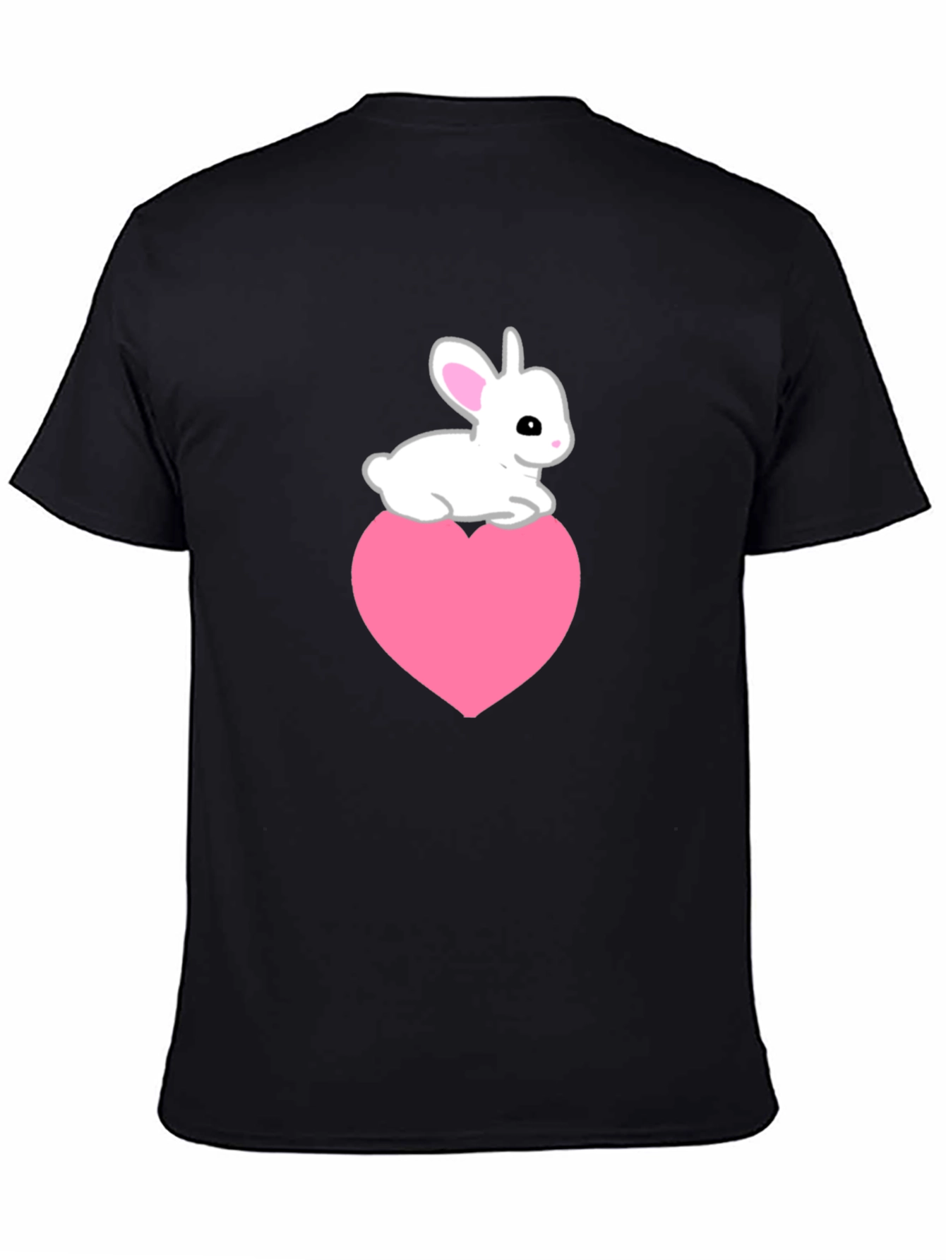 Rabbit Heart Tee - Cute Graphic T-Shirt