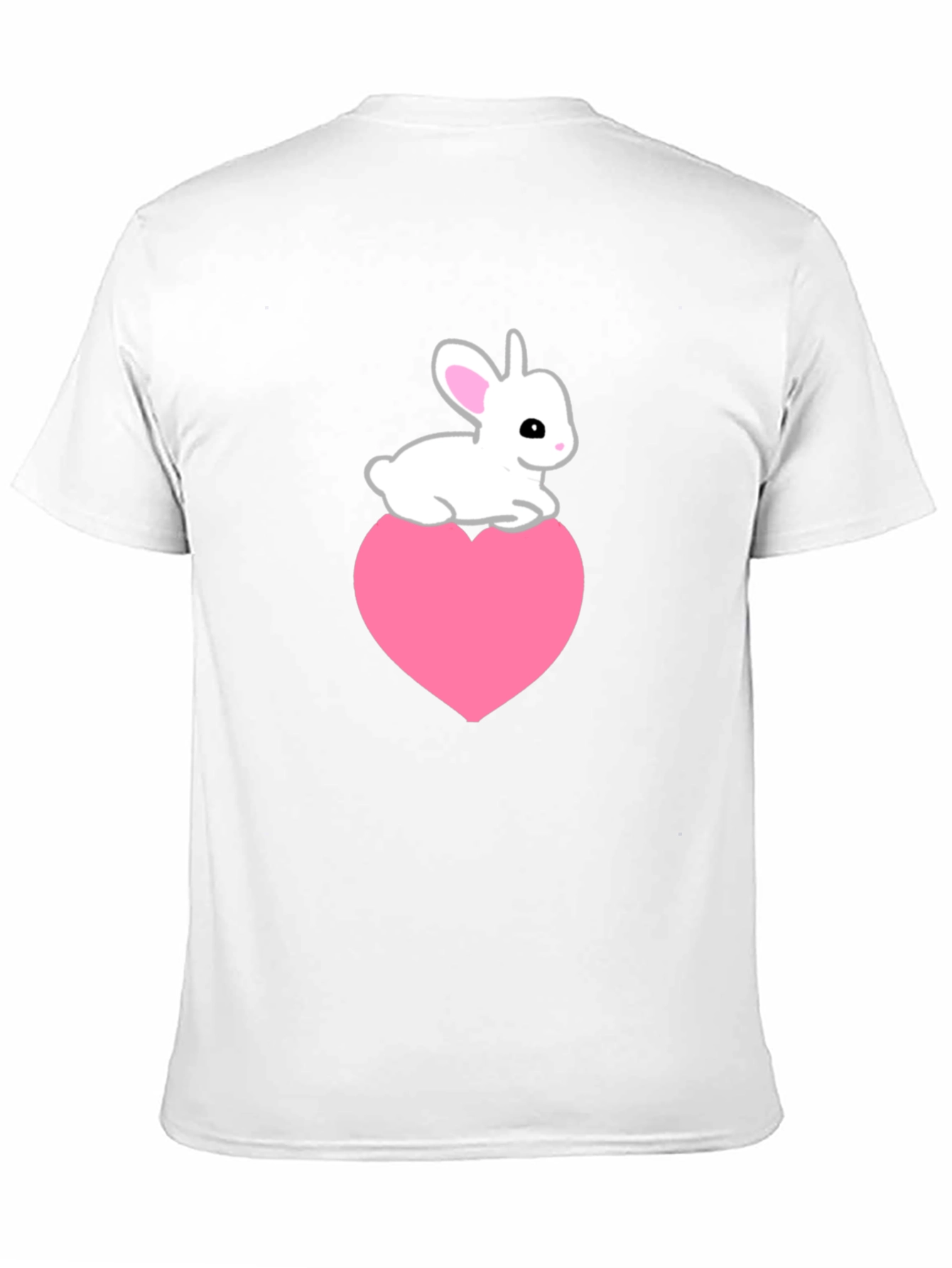 Rabbit Heart Tee - Cute Graphic T-Shirt