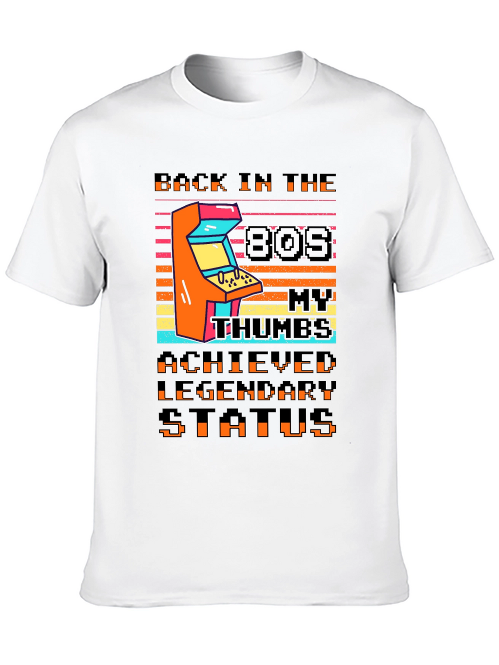 Retro 80s Arcade T-Shirt - Legendary Gamer Status