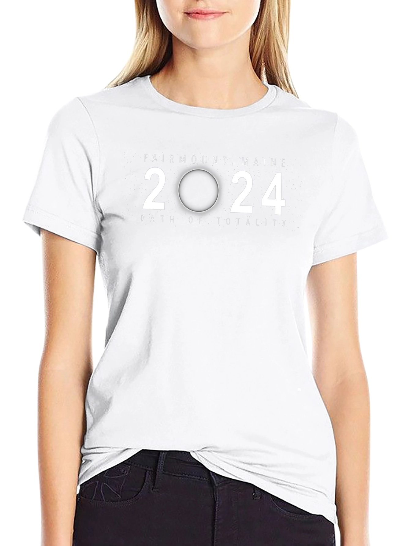 Fairmount Maine 2024 Path of Totality T-Shirt