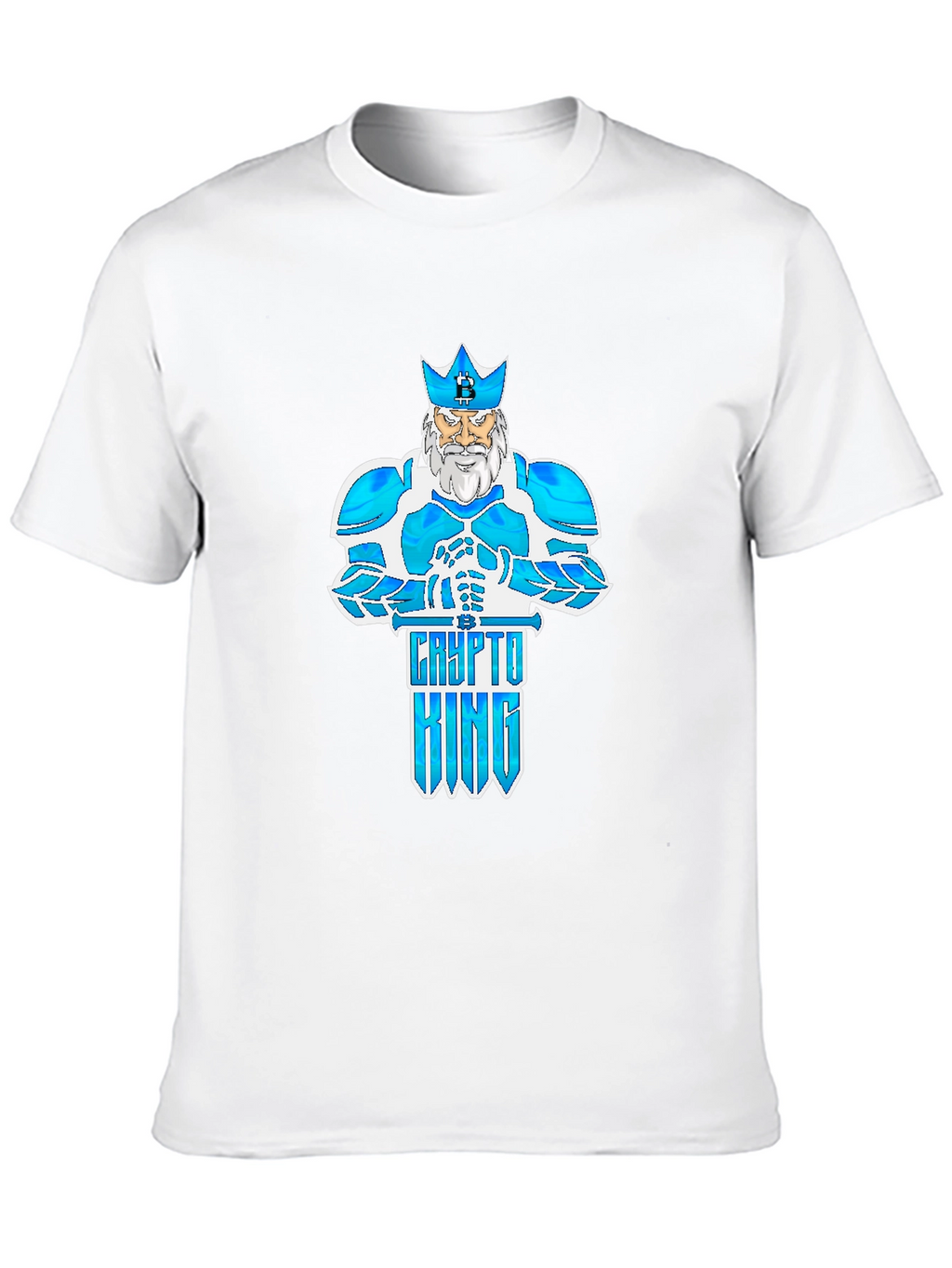Crypto King Graphic T-Shirt - Black