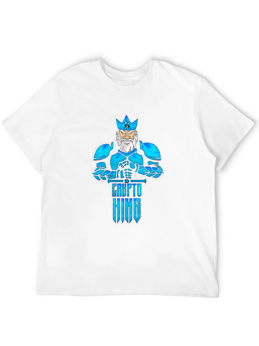 Crypto King Graphic T-Shirt - Black