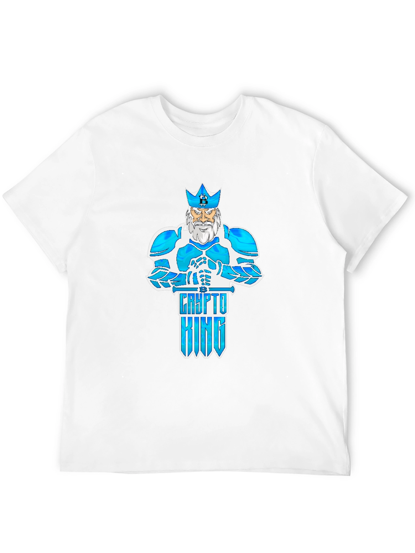 Crypto King Graphic T-Shirt - Black