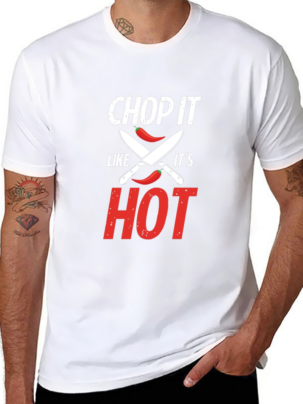 Chop It Like Its Hot T-Shirt - Foodie Gift