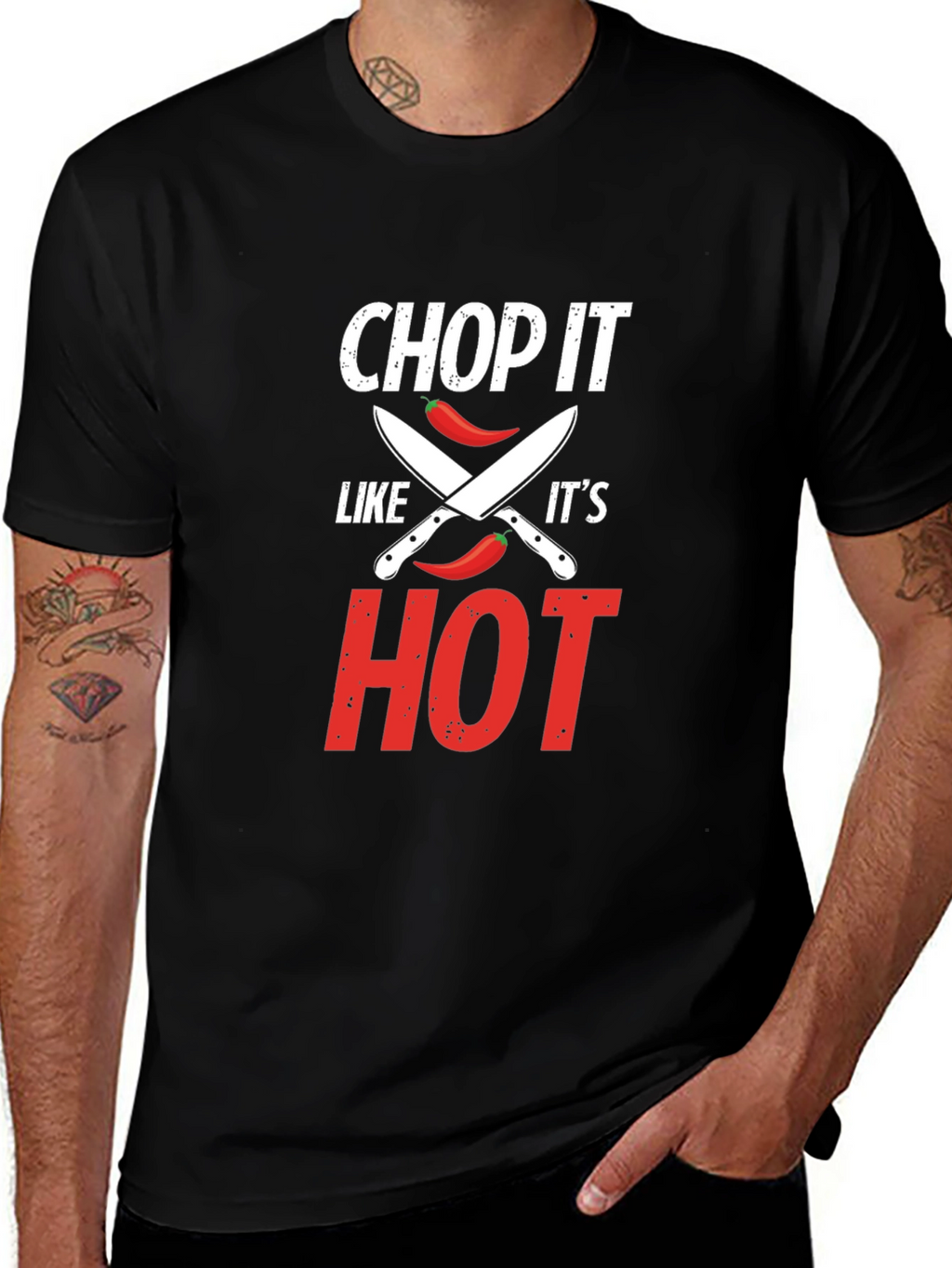 Chop It Like Its Hot T-Shirt - Foodie Gift
