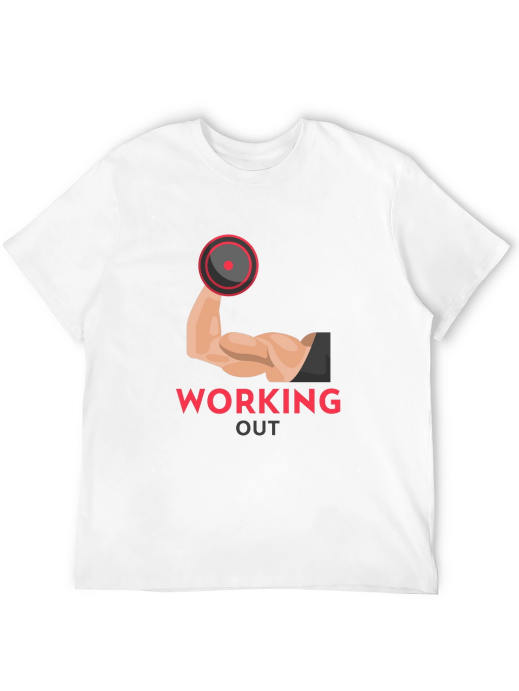 Workout Ready Graphic Tee - Black