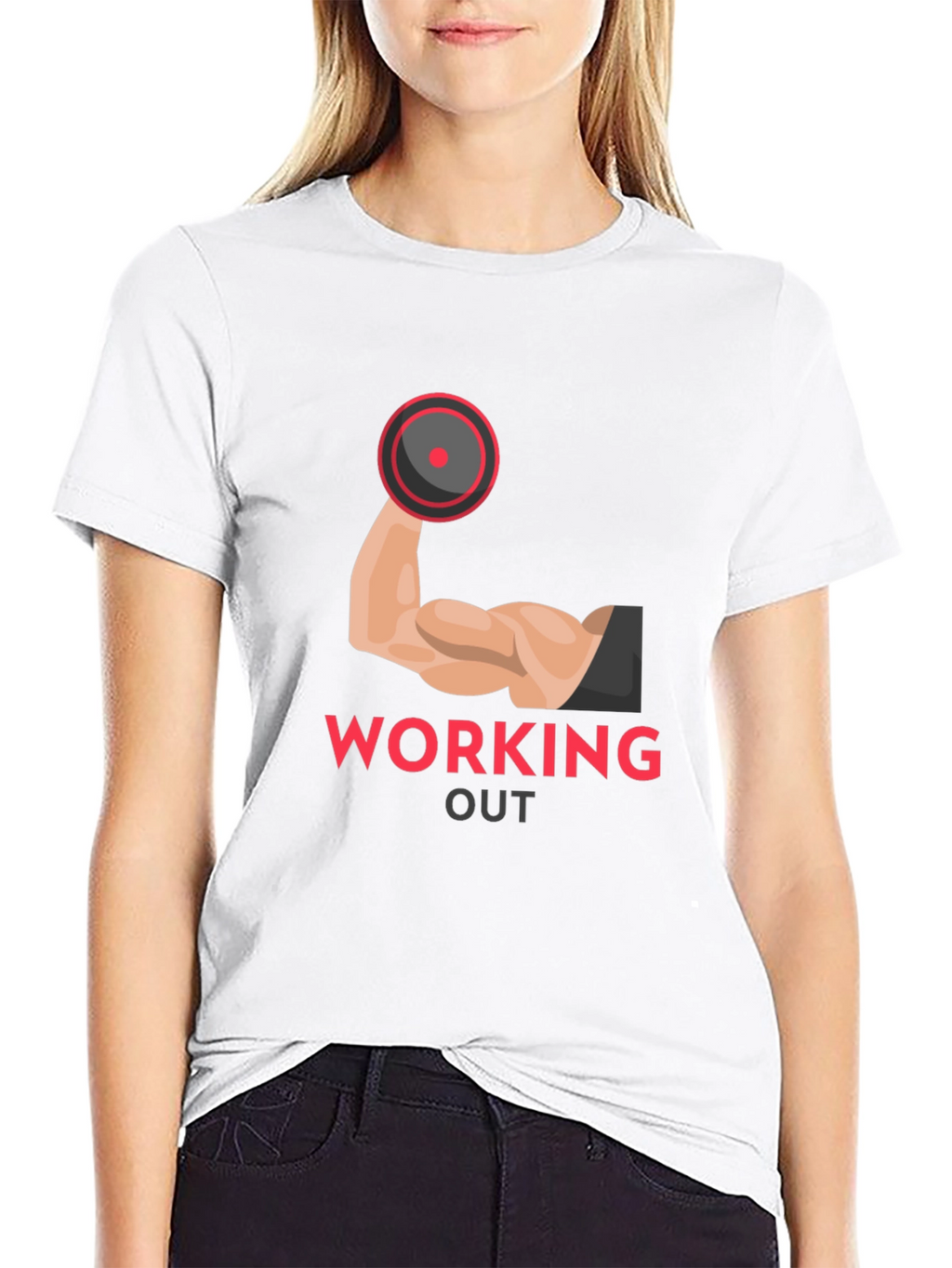 Workout Ready Graphic Tee - Black