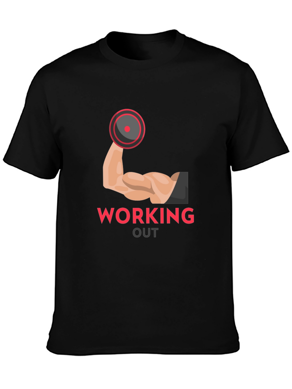 Workout Ready Graphic Tee - Black