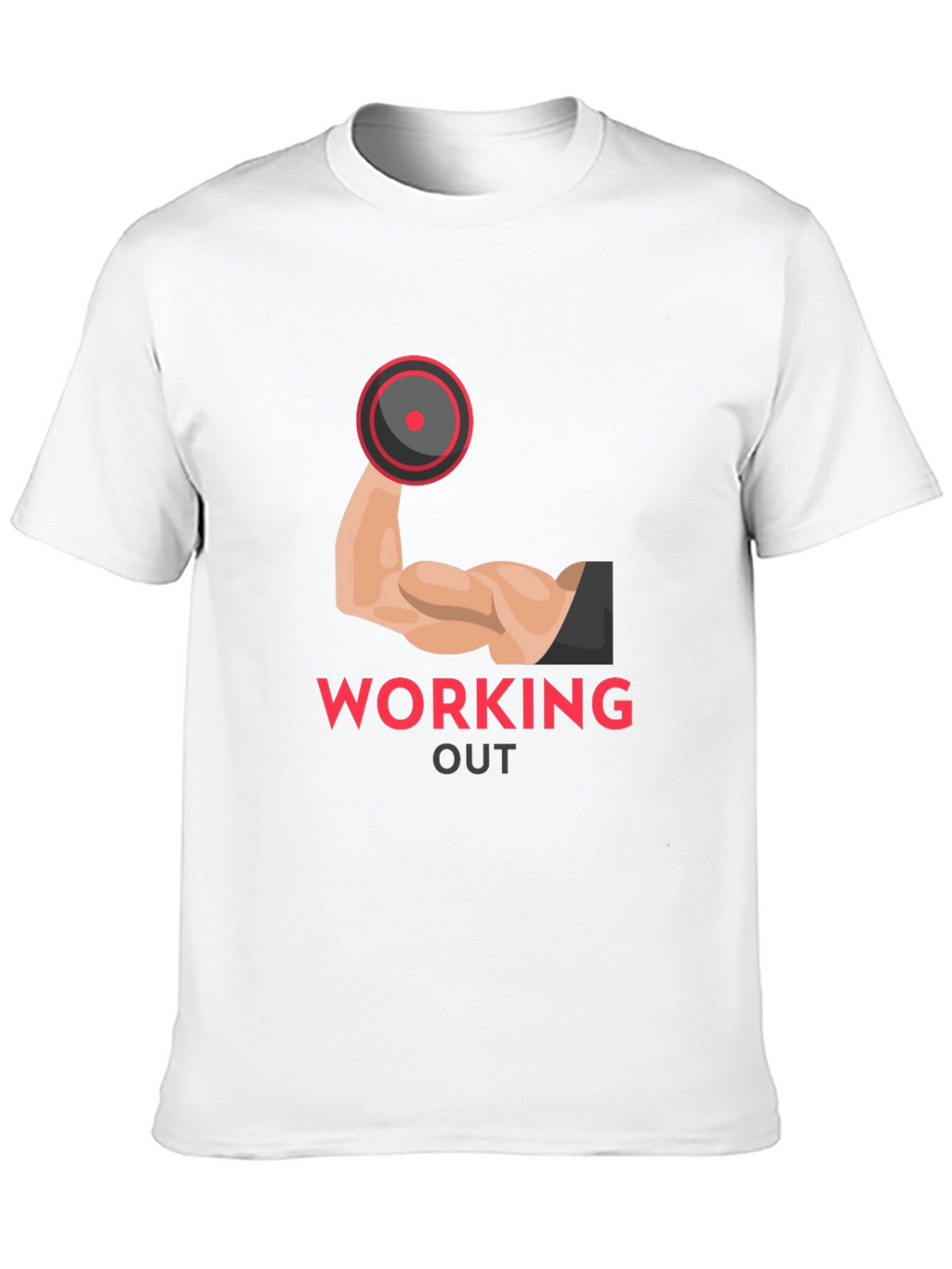 Workout Ready Graphic Tee - Black