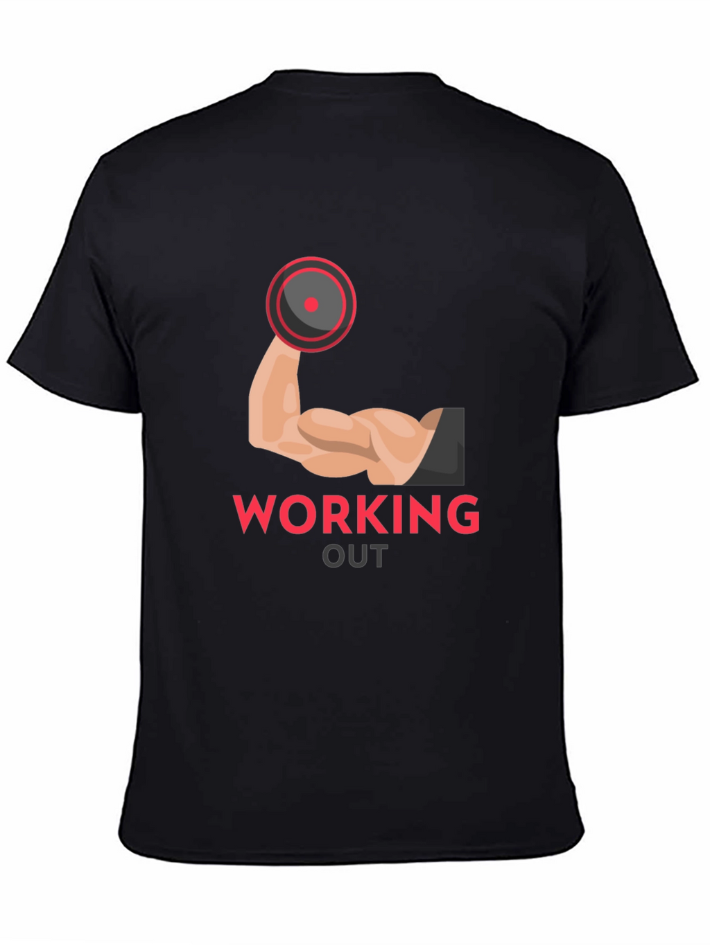 Workout Ready Graphic Tee - Black