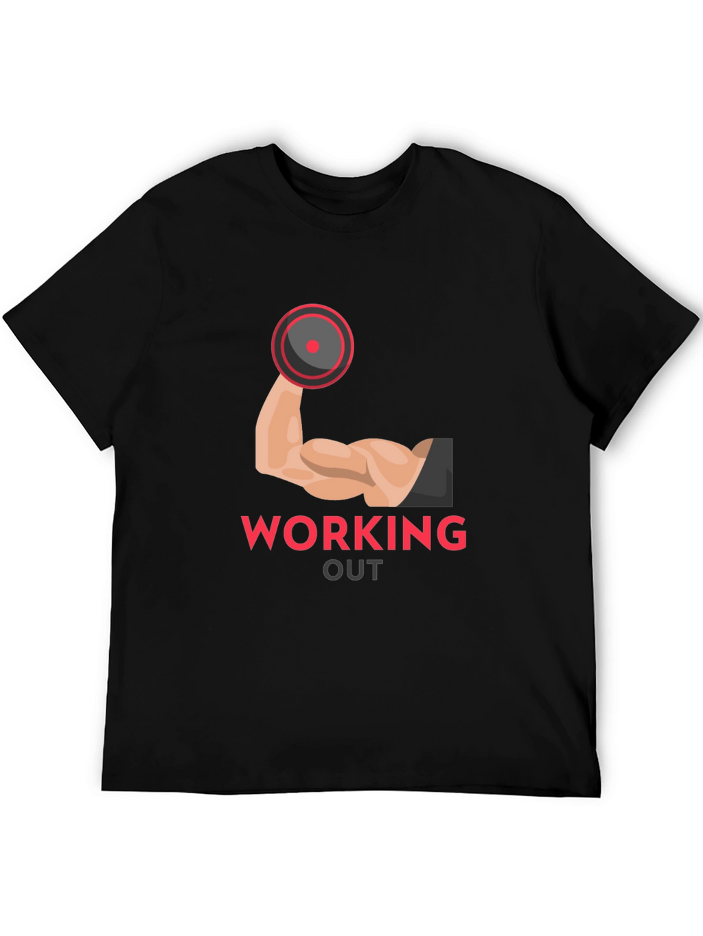 Workout Ready Graphic Tee - Black