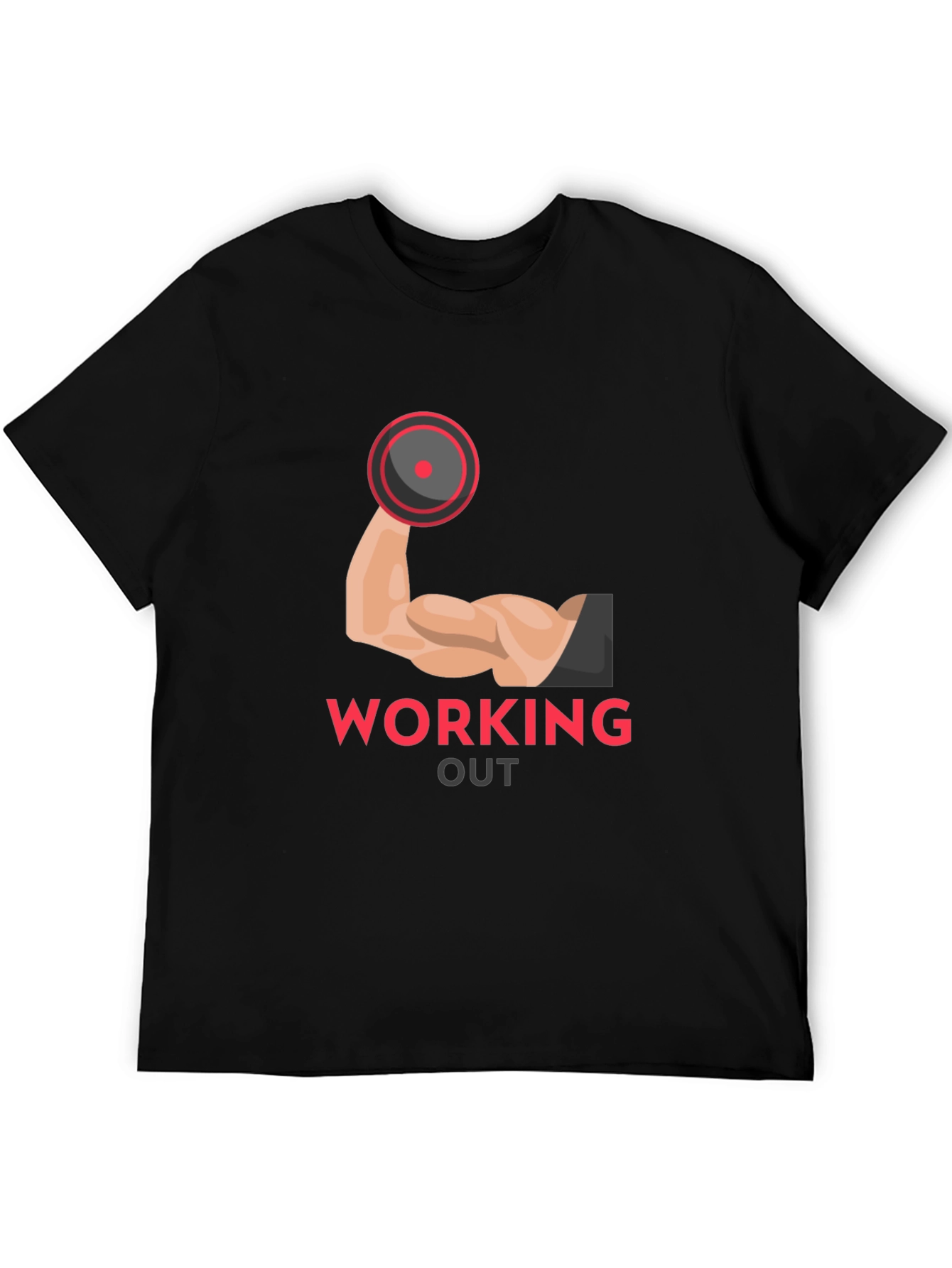 Workout Ready Graphic Tee - Black