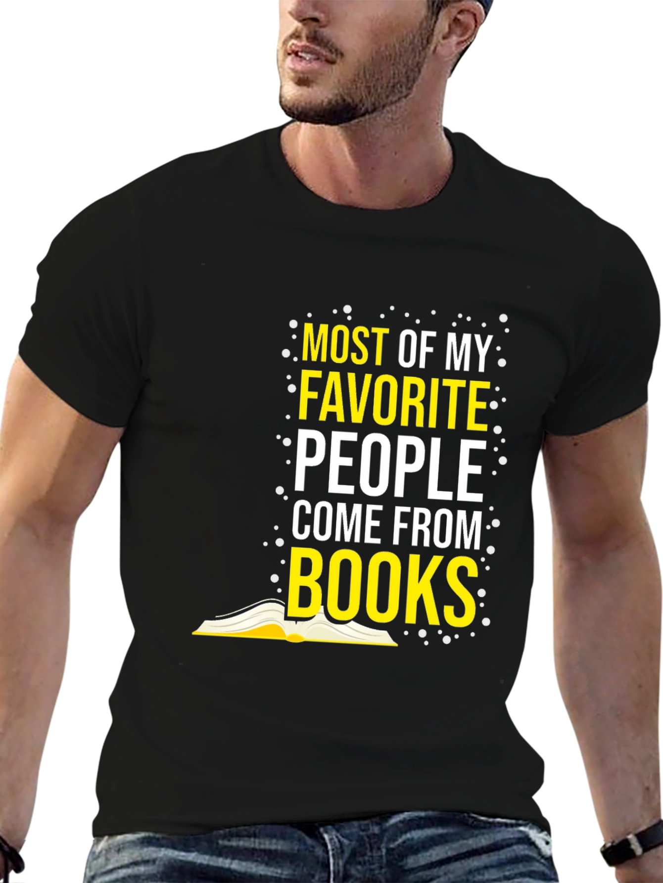 Book Lover T-Shirt - Favorite People Come From Books
