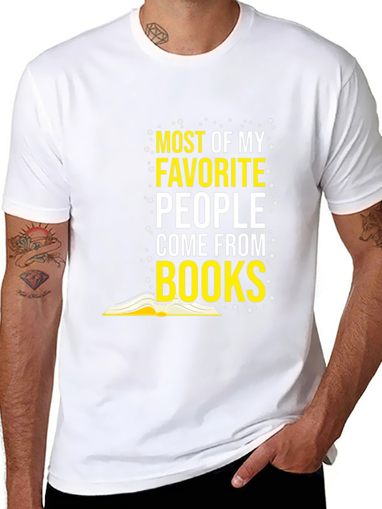 Book Lover T-Shirt - Favorite People Come From Books