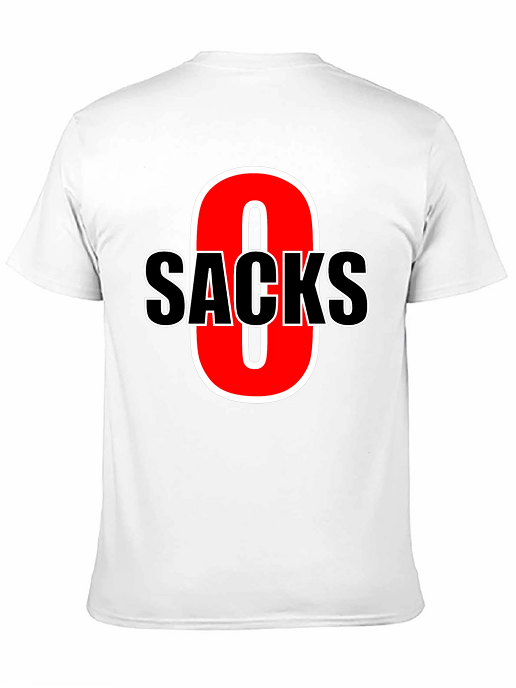 Funny Zero Sacks Football T-Shirt