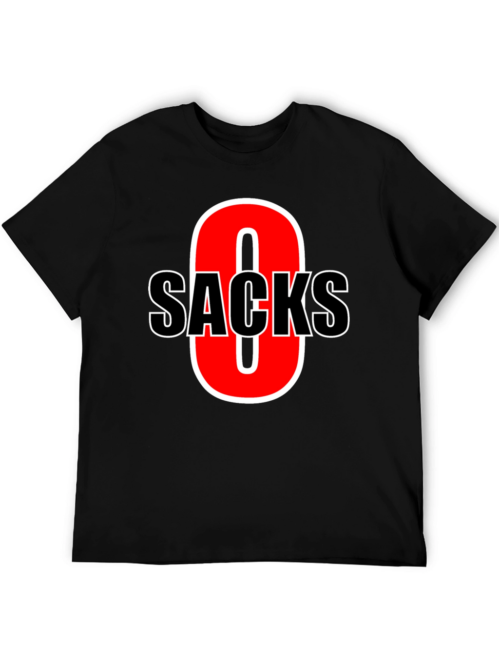Funny Zero Sacks Football T-Shirt