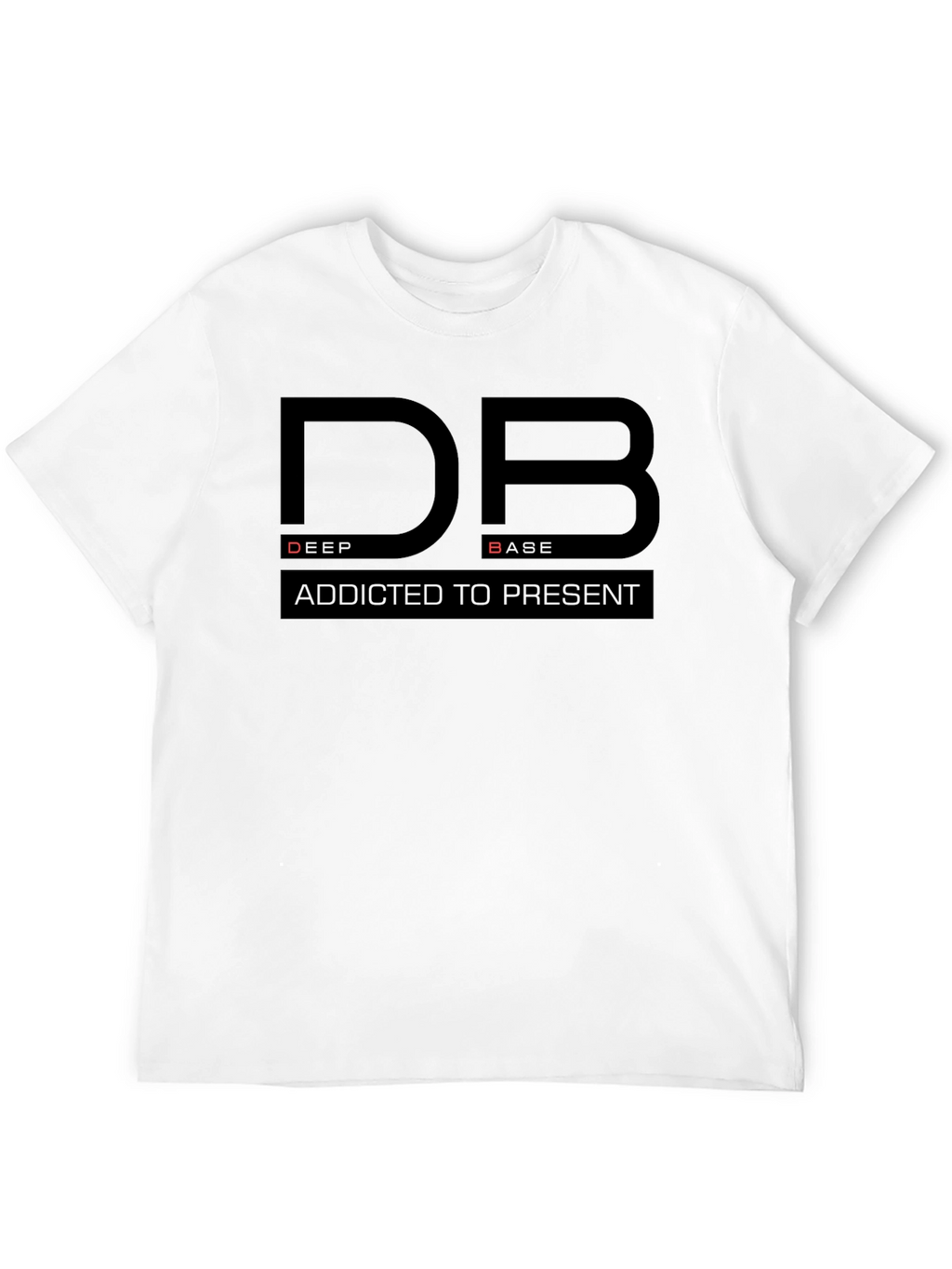 Deep Base Addicted to Present Black T-Shirt