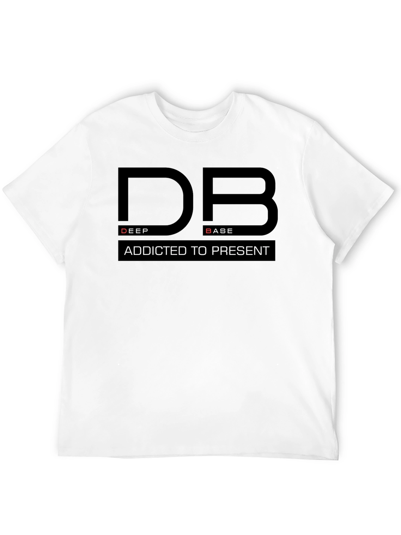 Deep Base Addicted to Present Black T-Shirt