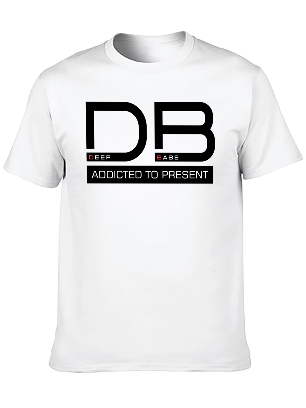 Deep Base Addicted to Present Black T-Shirt