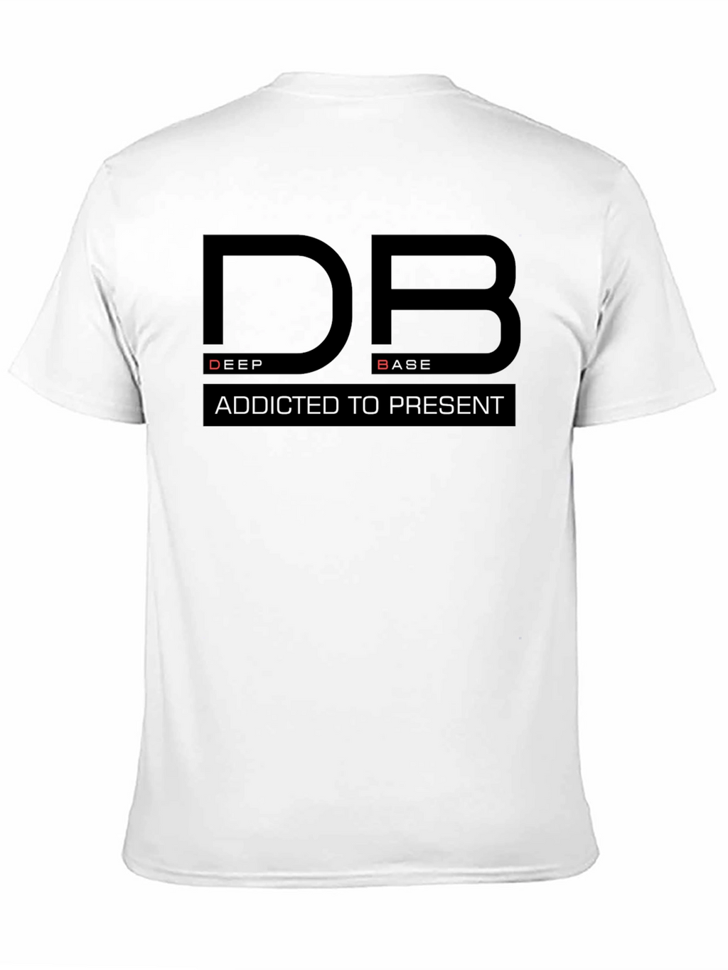 Deep Base Addicted to Present Black T-Shirt