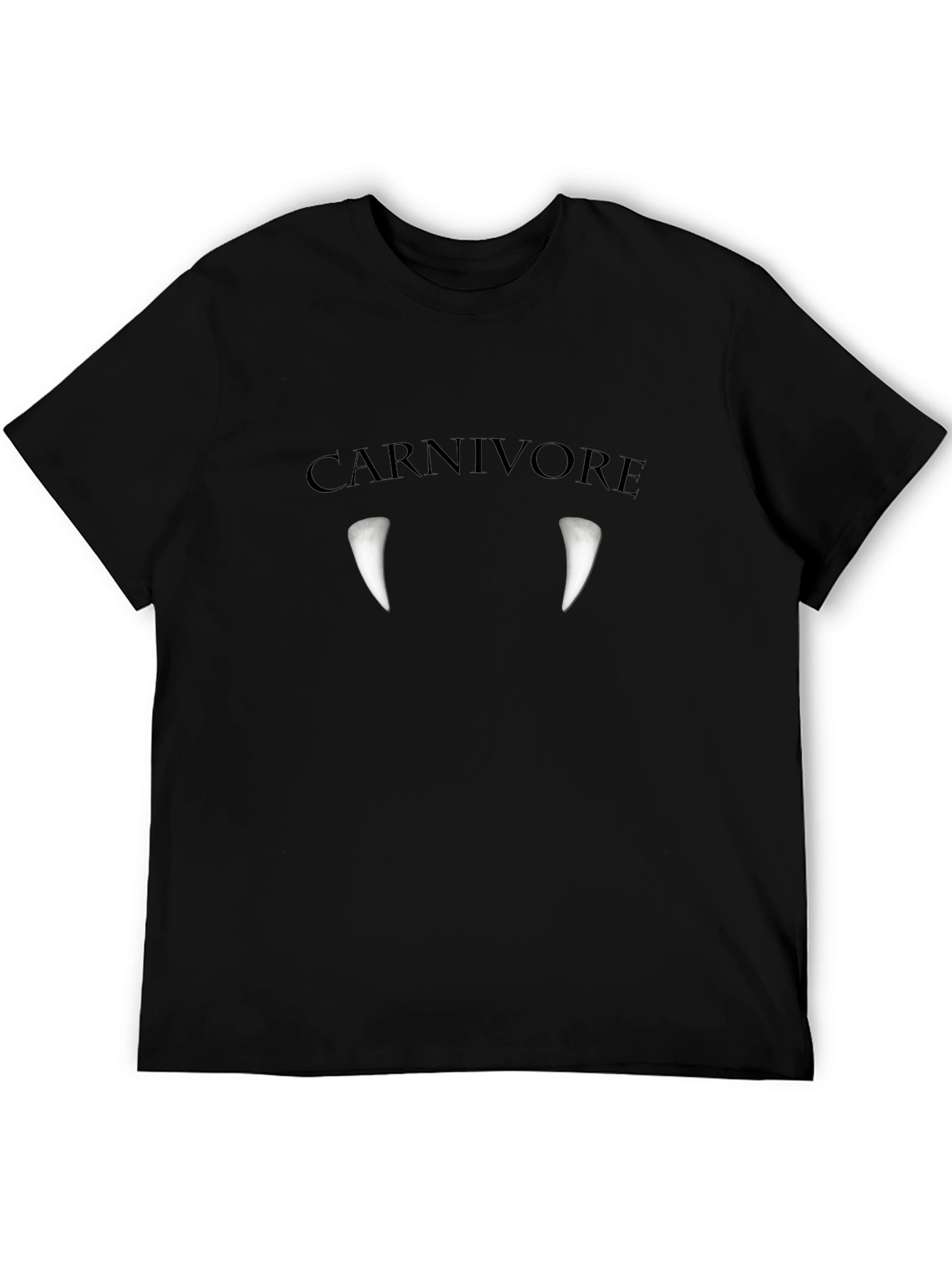Carnivore Fang Tee - Bold Graphic T-Shirt