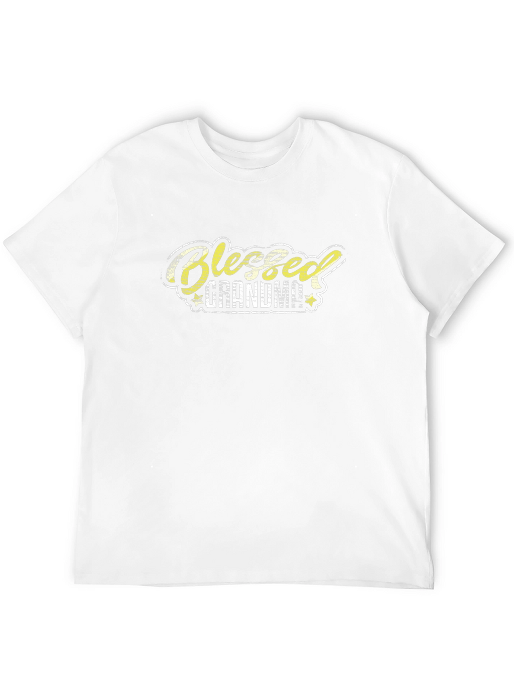 Blessed Grandma Graphic Tee - Black Cotton T-Shirt