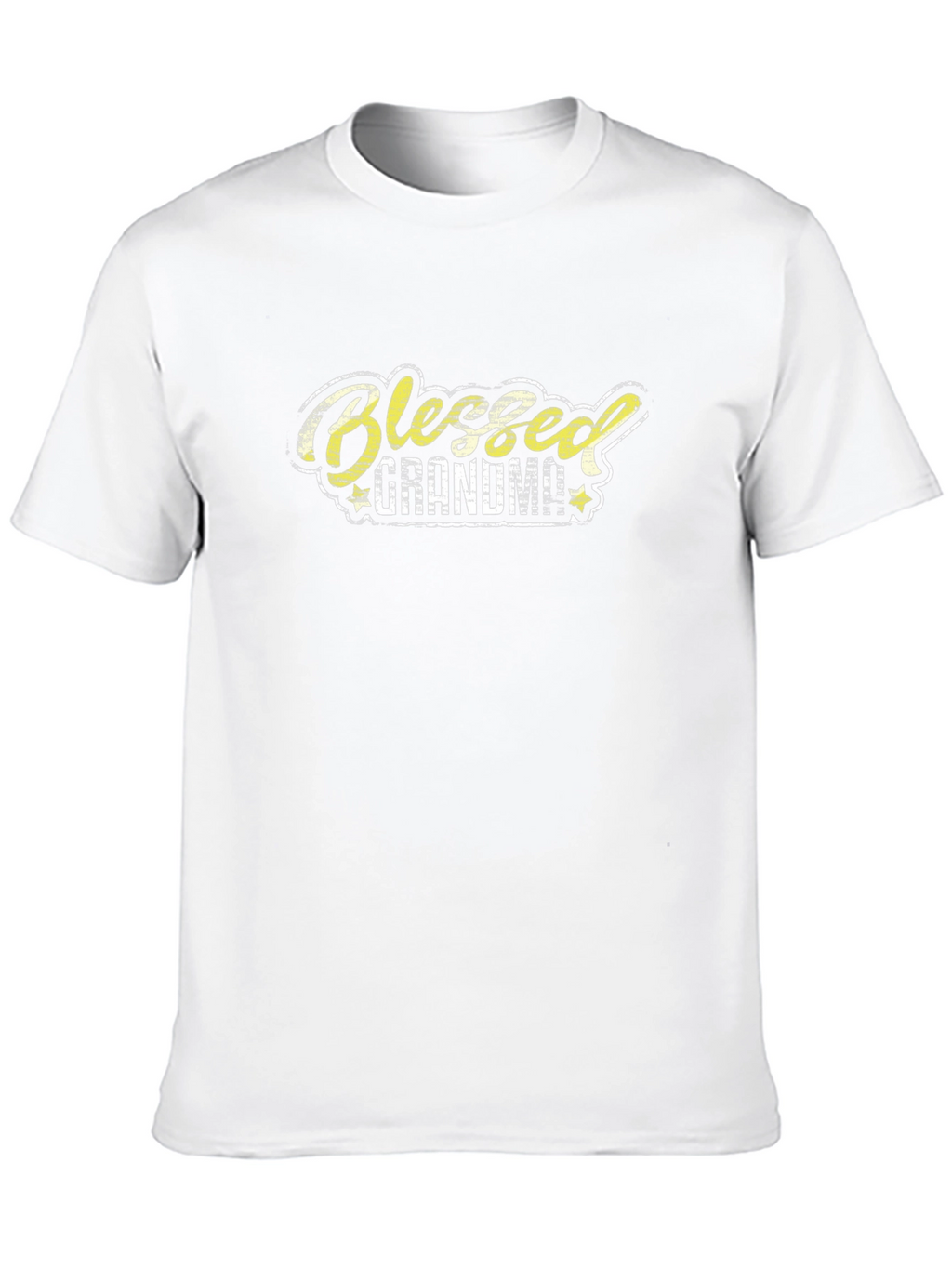 Blessed Grandma Graphic Tee - Black Cotton T-Shirt