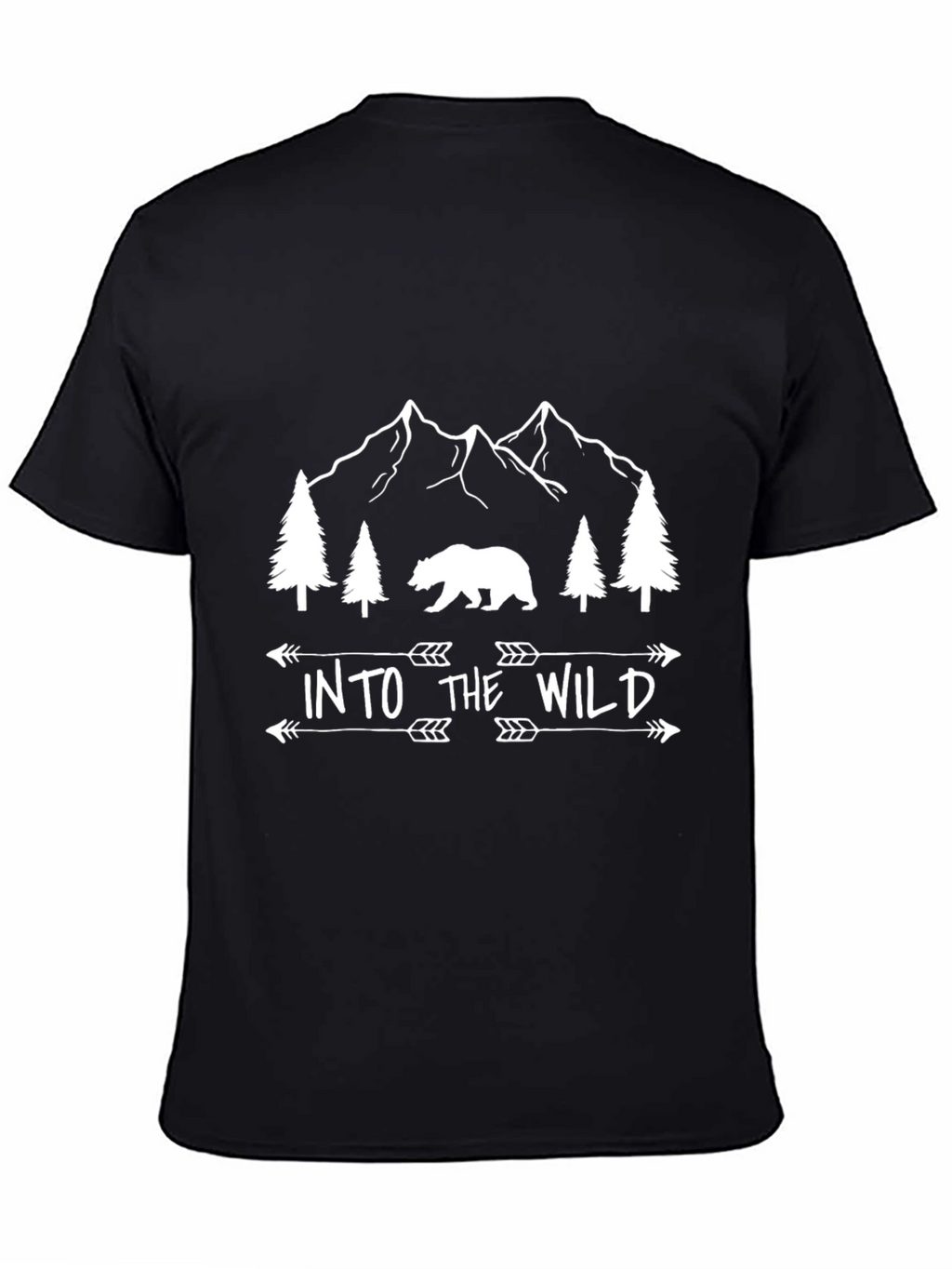 Into the Wild Bear Graphic Tee - Adventure Awaits