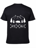 Into the Wild Bear Graphic Tee - Adventure Awaits