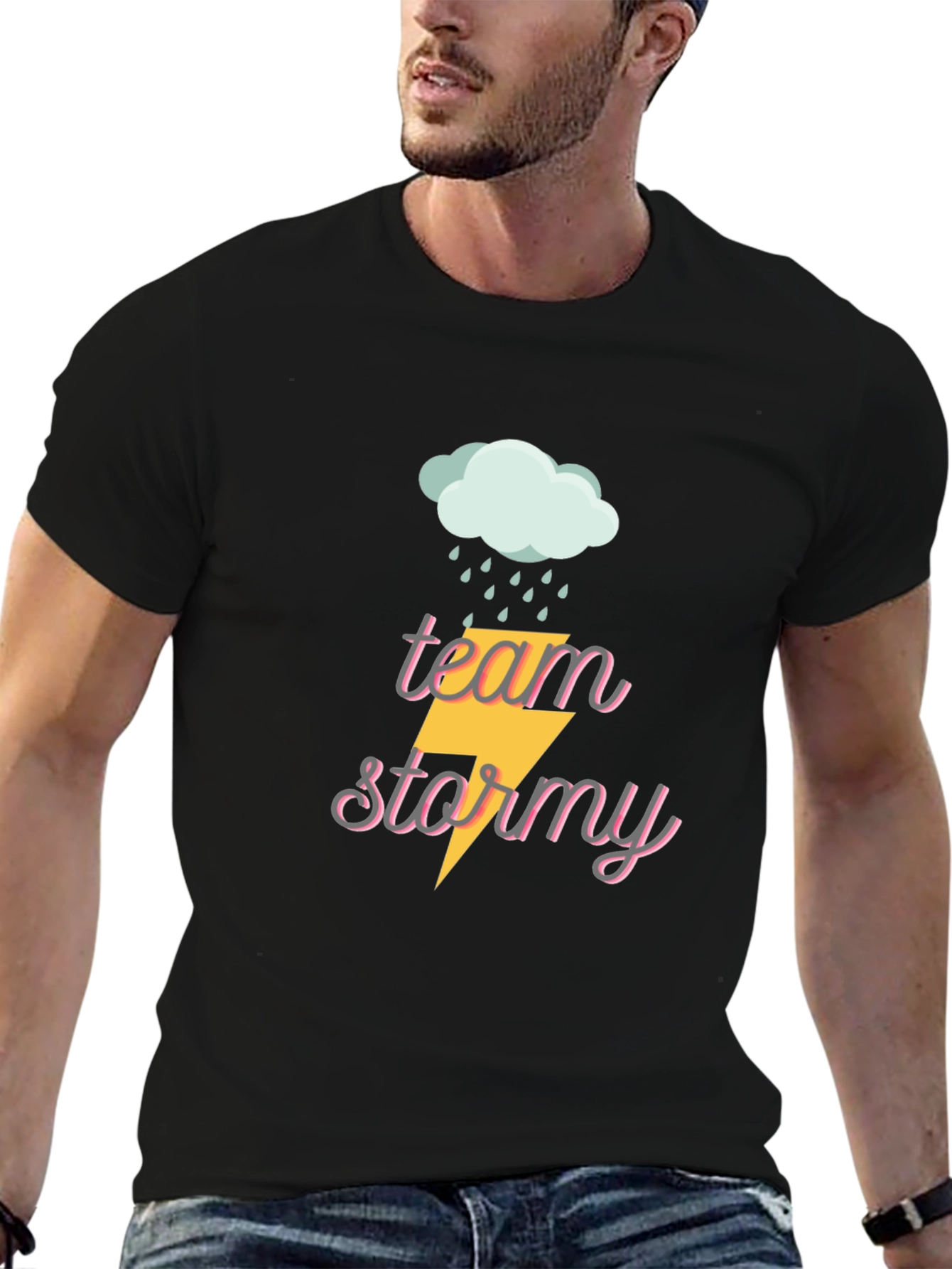 Team Stormy Black T-Shirt