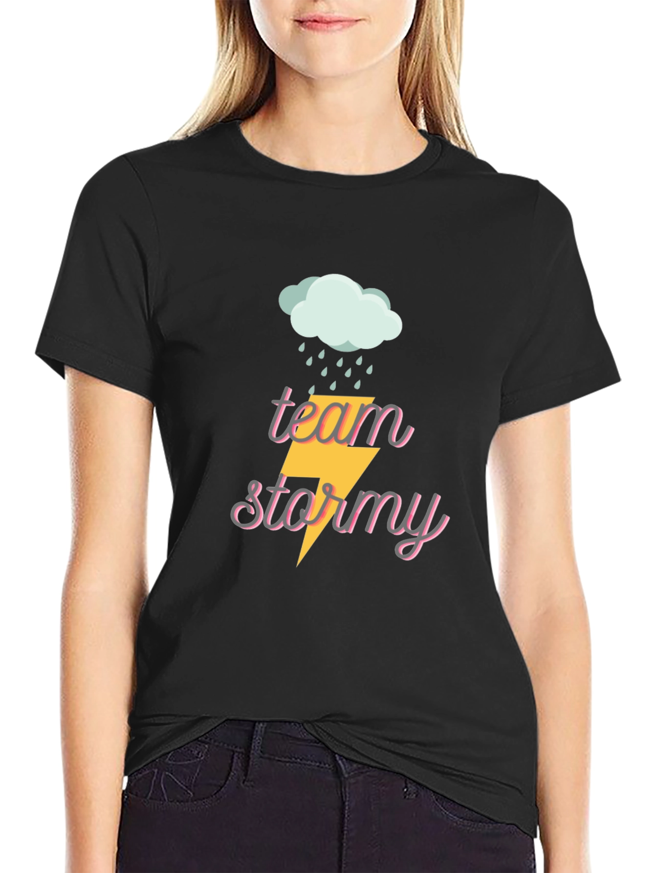 Team Stormy Black T-Shirt