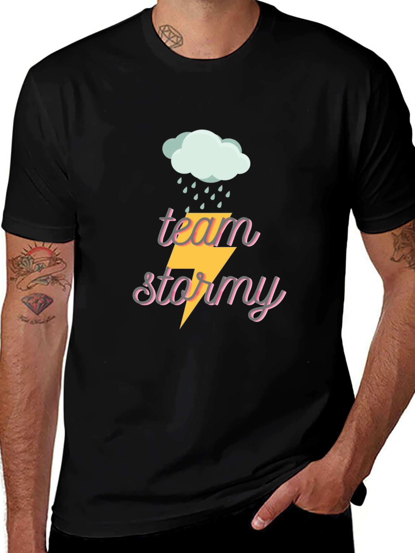 Team Stormy Black T-Shirt