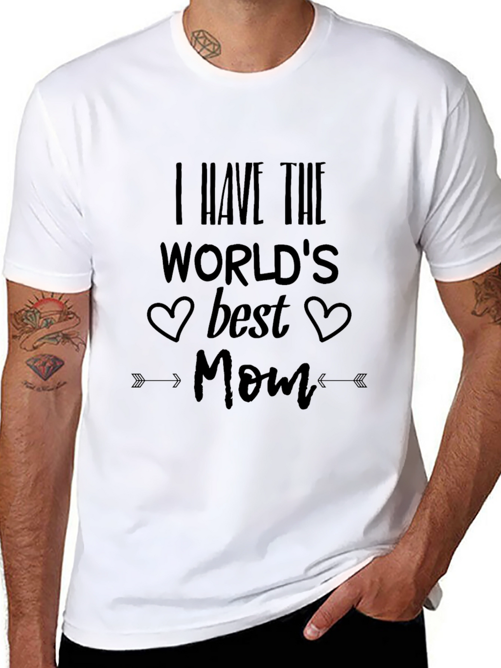 Best Mom Ever Graphic T-Shirt - Black
